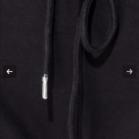 Black Cropped Hoodie & Jogger Lounge Set - Picture 4 of 8